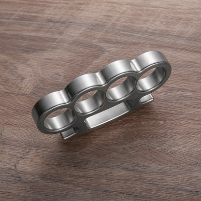 2024 New Four Finger Metal Knuckle Duster Bottle Opener