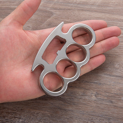 2024 New Four Finger Metal Knuckle Duster Bottle Opener