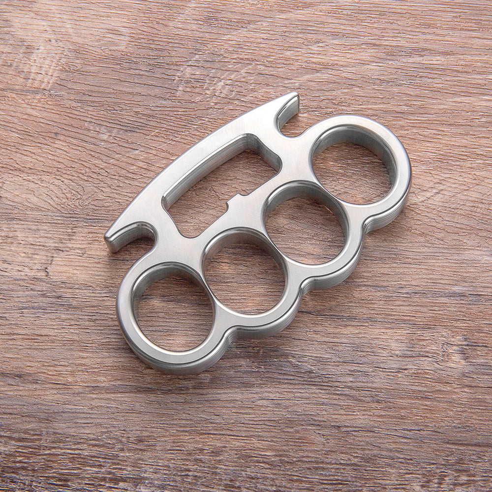 2024 New Four Finger Metal Knuckle Duster Bottle Opener