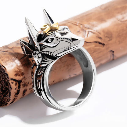 Anubis Full Stainless Steel Self Defense Ring