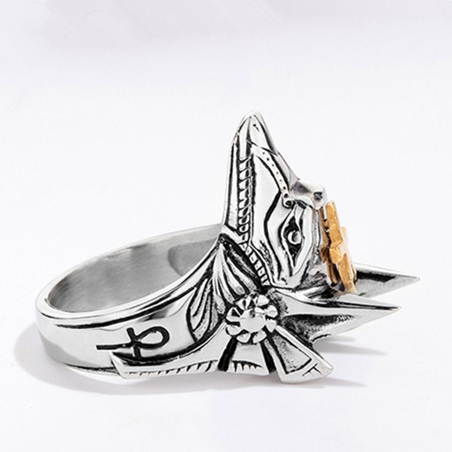 Anubis Full Stainless Steel Self Defense Ring