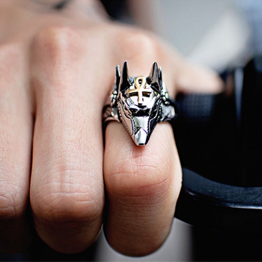Anubis Full Stainless Steel Self Defense Ring