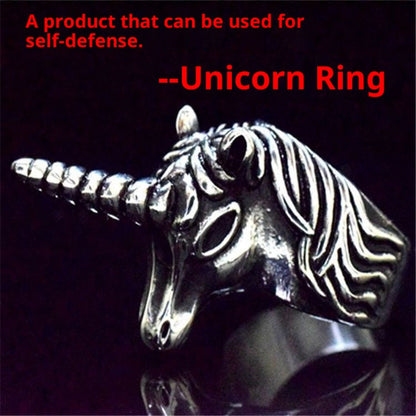 Wolf Head Full Stainless Steel Self Defense Ring – Gothic Style Jewelry