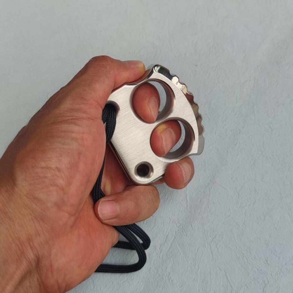 304 Stainless Steel Double Finger Self-Defense Knuckle | EDC Knuckles