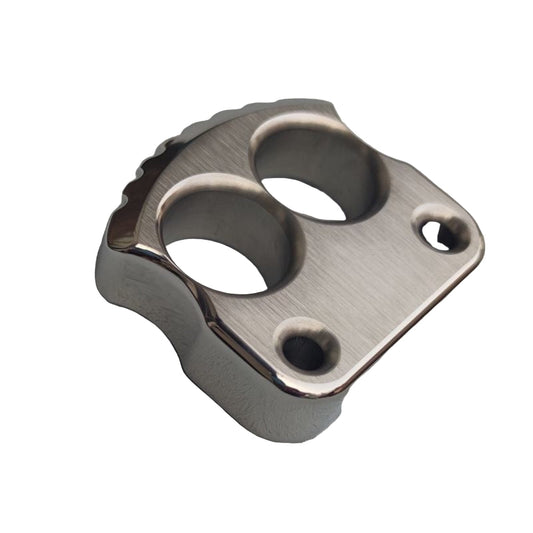 304 Stainless Steel Double Finger Self-Defense Knuckle | EDC Knuckles 