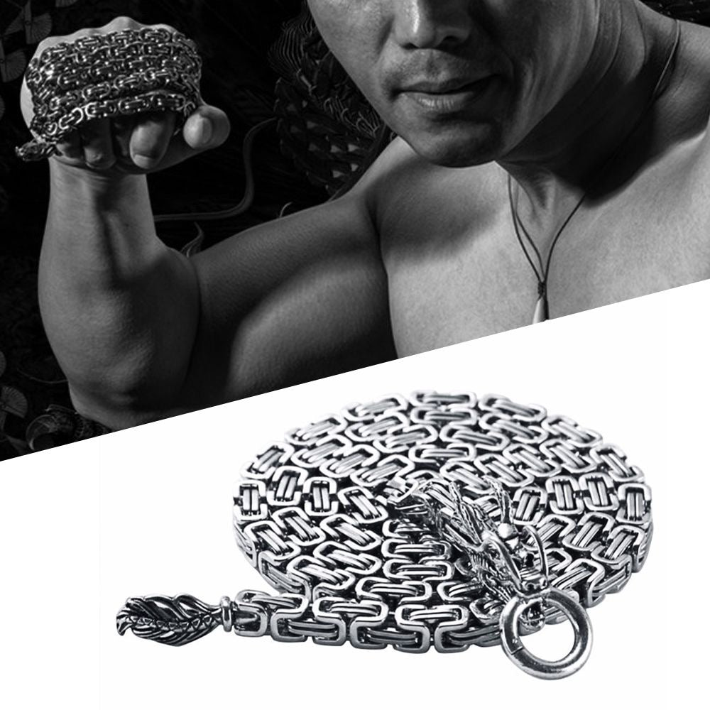 Dragon Head Stainless Steel Self-Defense Bracelet