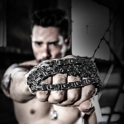 Dragon Head Stainless Steel Self-Defense Bracelet