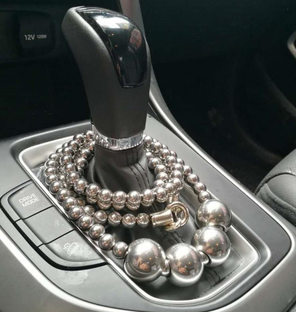 Stainless Steel Self Defense Beads Bracelet