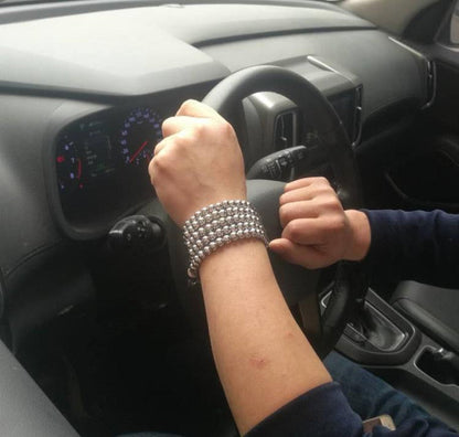 Stainless Steel Self Defense Beads Bracelet