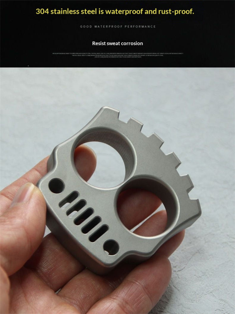 EDC Stainless Steel Knuckle Tool – CNC Machined 304 Steel