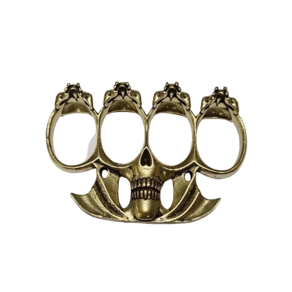 Outdoor EDC Skull Four-Finger Ring | Bold & Durable Design