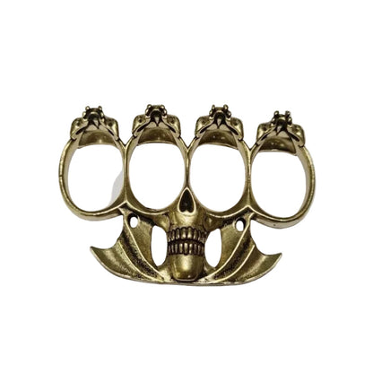 Outdoor EDC Skull Four-Finger Ring | Bold & Durable Design