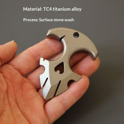 2026 TC4 Titanium Outdoor EDC Pendant – Lightweight Carry Accessory