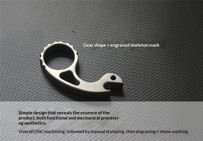 Titanium EDC Multi-Tool Bottle Opener & Cigar Holder