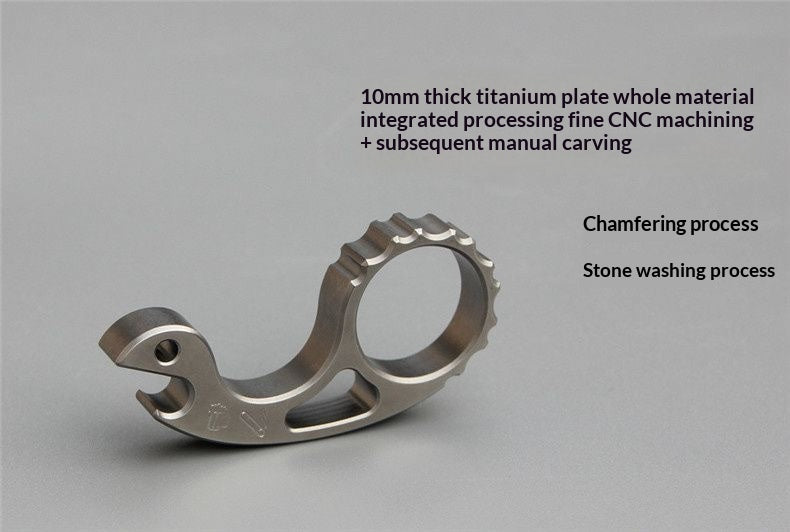 Titanium EDC Multi-Tool Bottle Opener & Cigar Holder