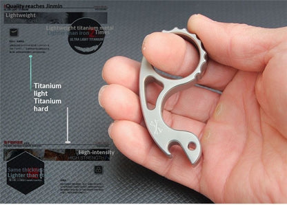 Titanium EDC Multi-Tool Bottle Opener & Cigar Holder