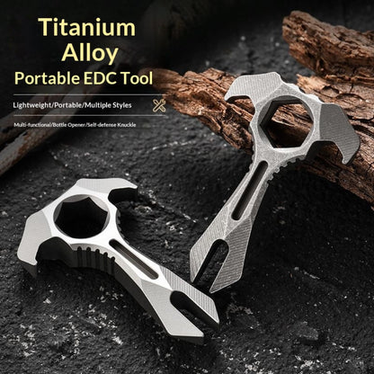 Titanium Alloy EDC Multi-Tool | CNC Machined Lightweight Utility Tool