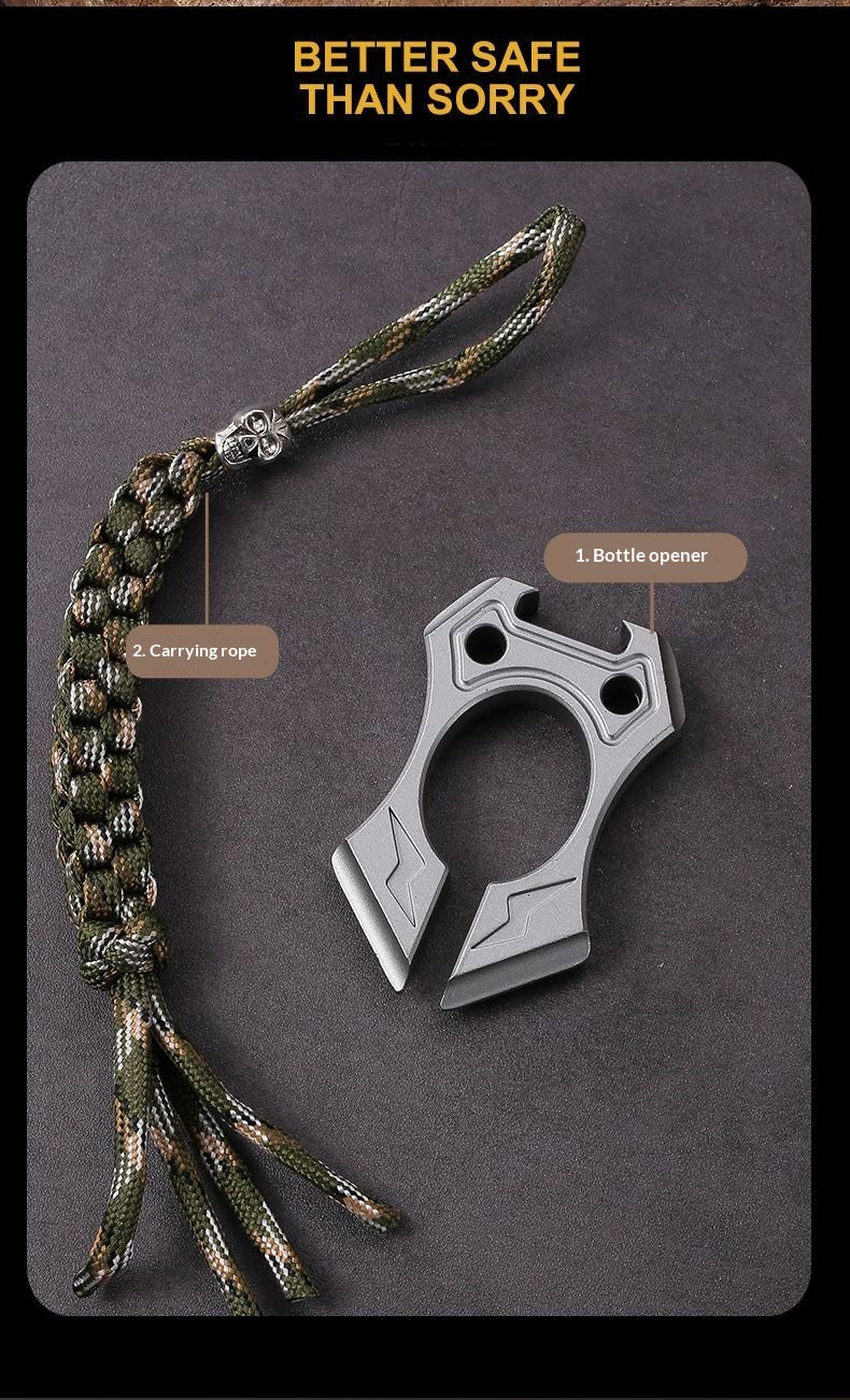 Zinc Alloy EDC Multi Tool | Compact Outdoor & Car Utility Opener