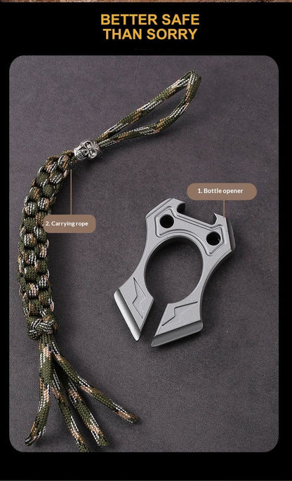 Zinc Alloy EDC Multi Tool | Compact Outdoor & Car Utility Opener
