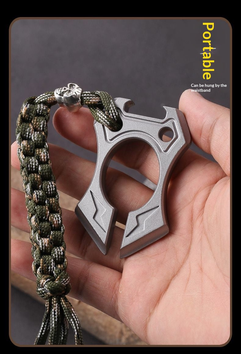 Zinc Alloy EDC Multi Tool | Compact Outdoor & Car Utility Opener