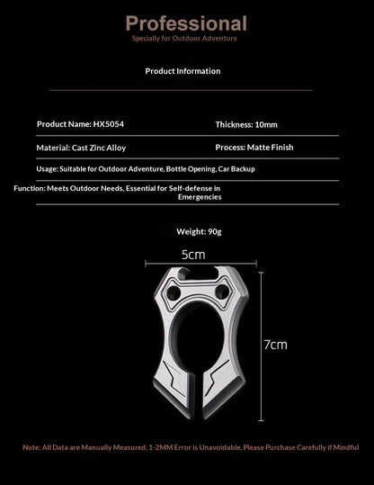 Zinc Alloy EDC Multi Tool | Compact Outdoor & Car Utility Opener