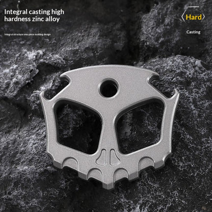 Skull Design Zinc Alloy EDC Bottle Opener | Heavy Duty Outdoor Utility Tool