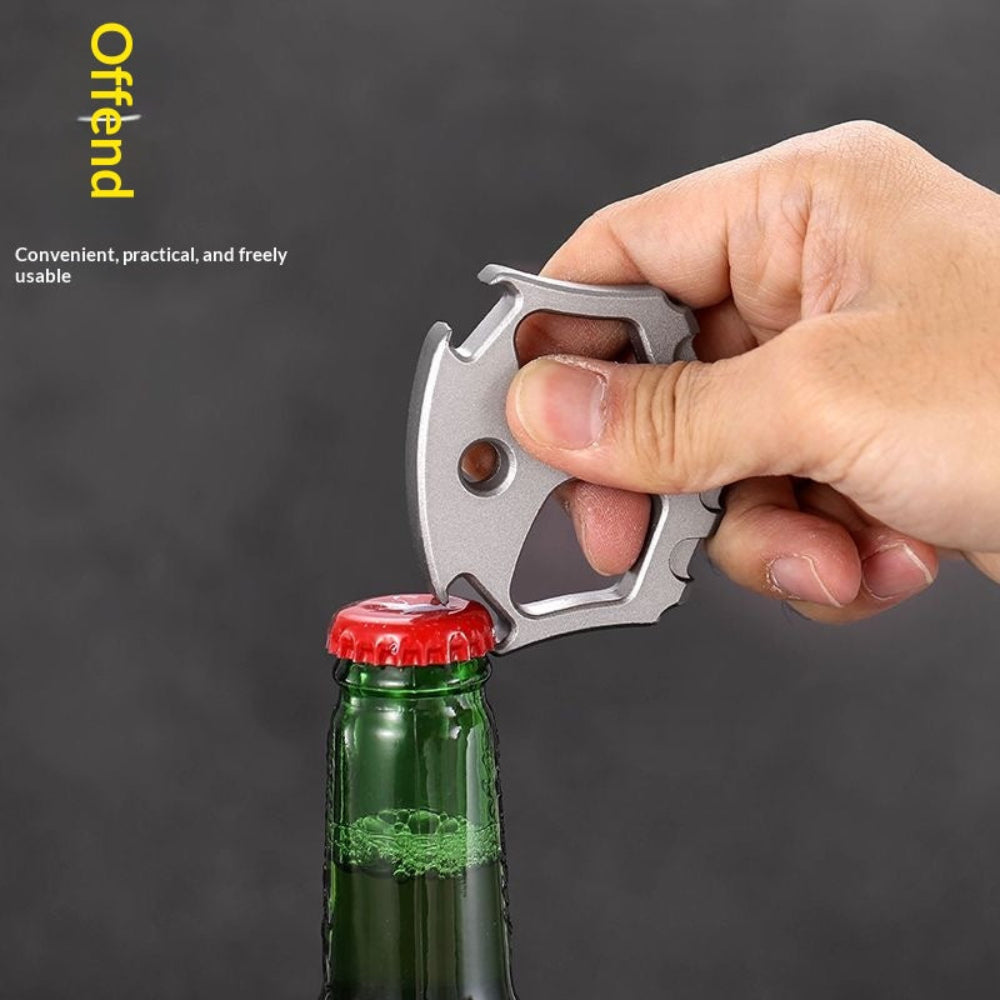 Skull Design Zinc Alloy EDC Bottle Opener | Heavy Duty Outdoor Utility Tool