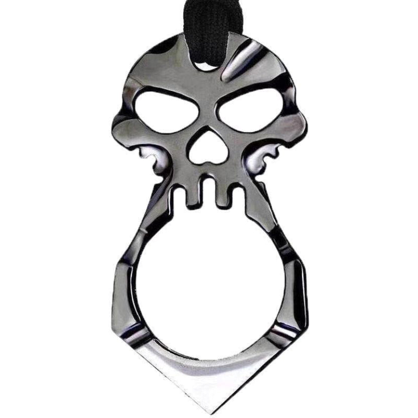 2026 New TC4 Titanium Skull Head Single Finger Knuckle Duster