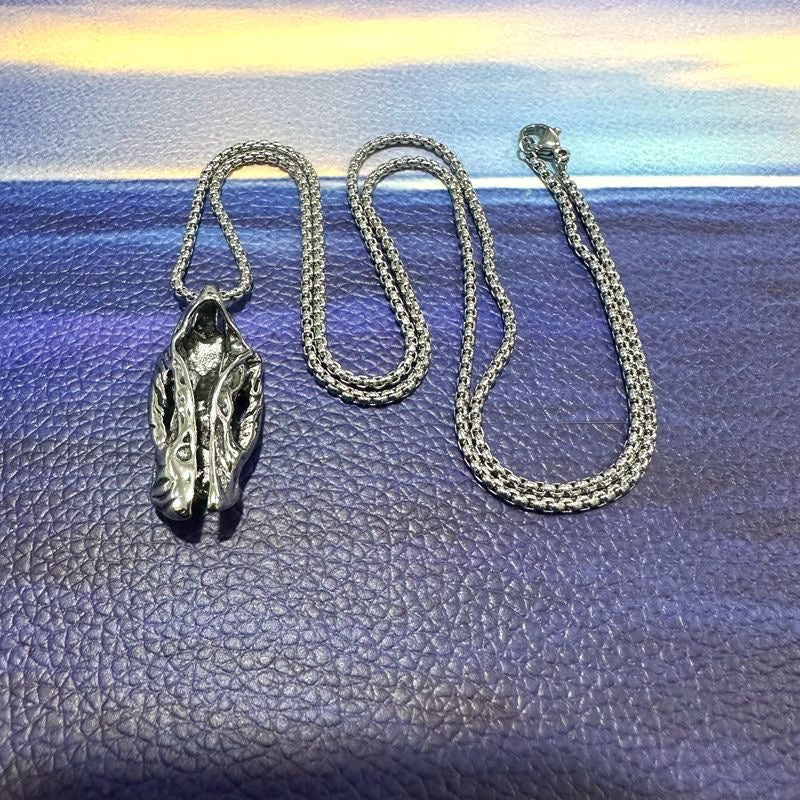 Gothic Hooded Phantom Pendant Necklace | Mysterious Reaper Jewelry