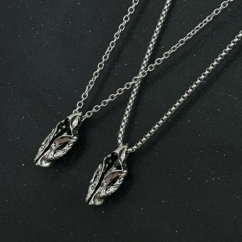 Gothic Hooded Phantom Pendant Necklace | Mysterious Reaper Jewelry
