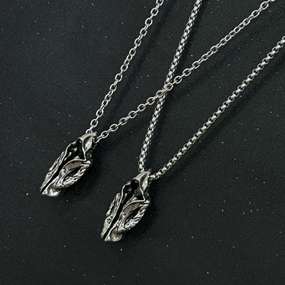 Gothic Hooded Phantom Pendant Necklace | Mysterious Reaper Jewelry