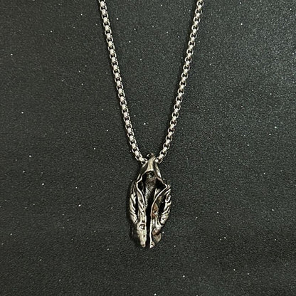 Gothic Hooded Phantom Pendant Necklace | Mysterious Reaper Jewelry