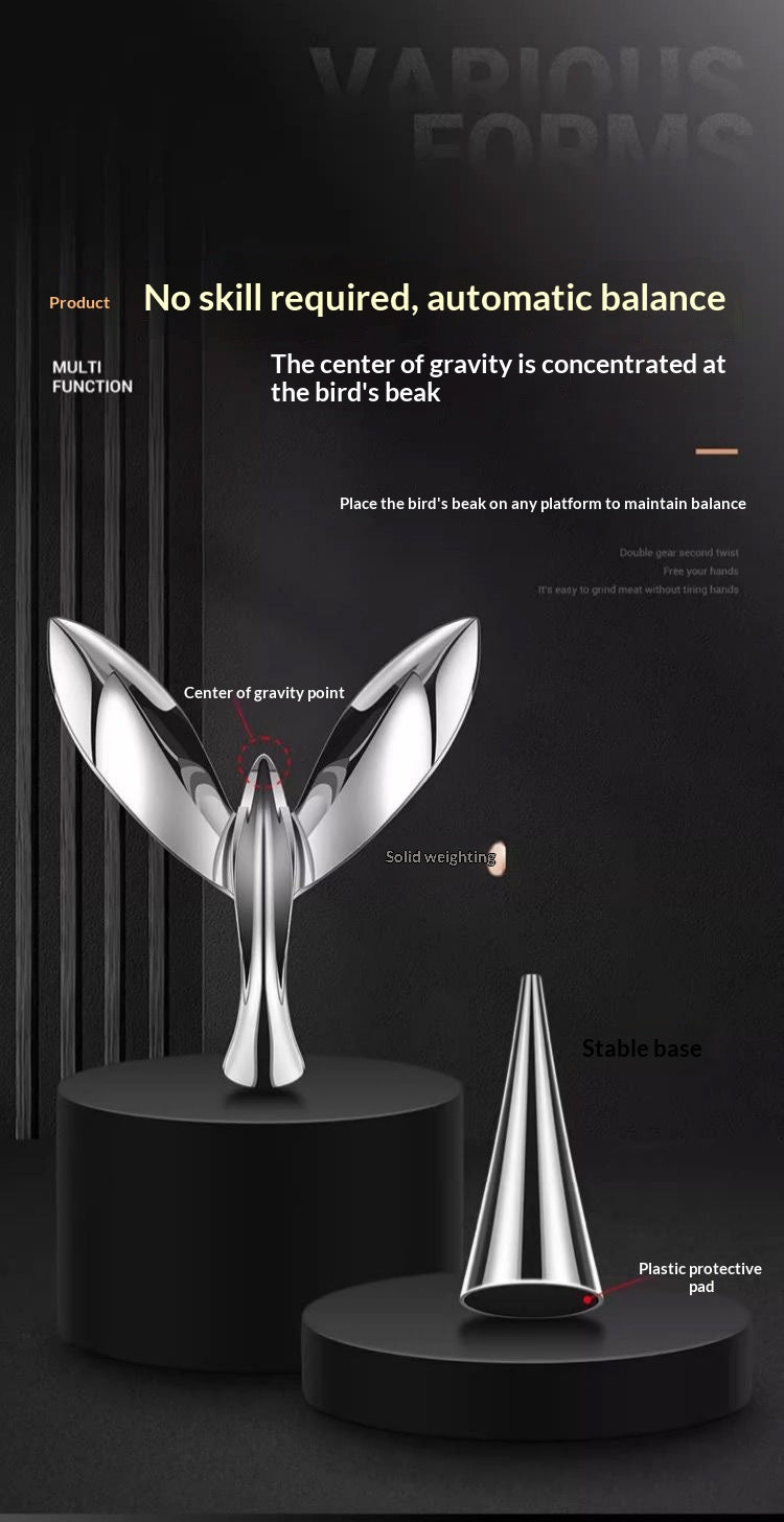 Balance Bird Bottle Opener – Gravity Desk Toy & EDC Tool