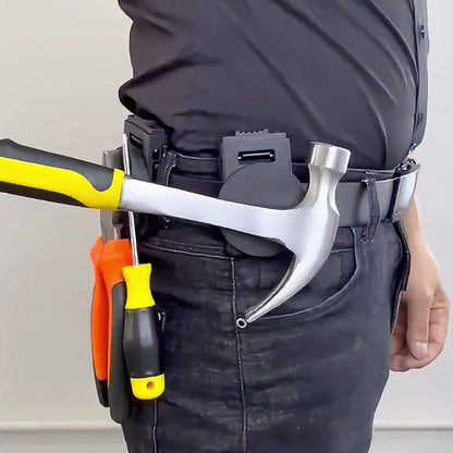 Heavy Duty Magnetic Belt Tool Holder – Strong Waist Clip for Hammer & EDC Gear