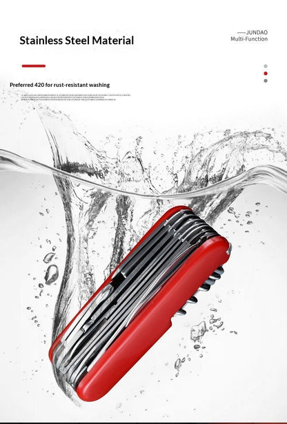 Outdoor Multi Purpose Tool Swiss Knife 17 Uses Folding-EDC Tool
