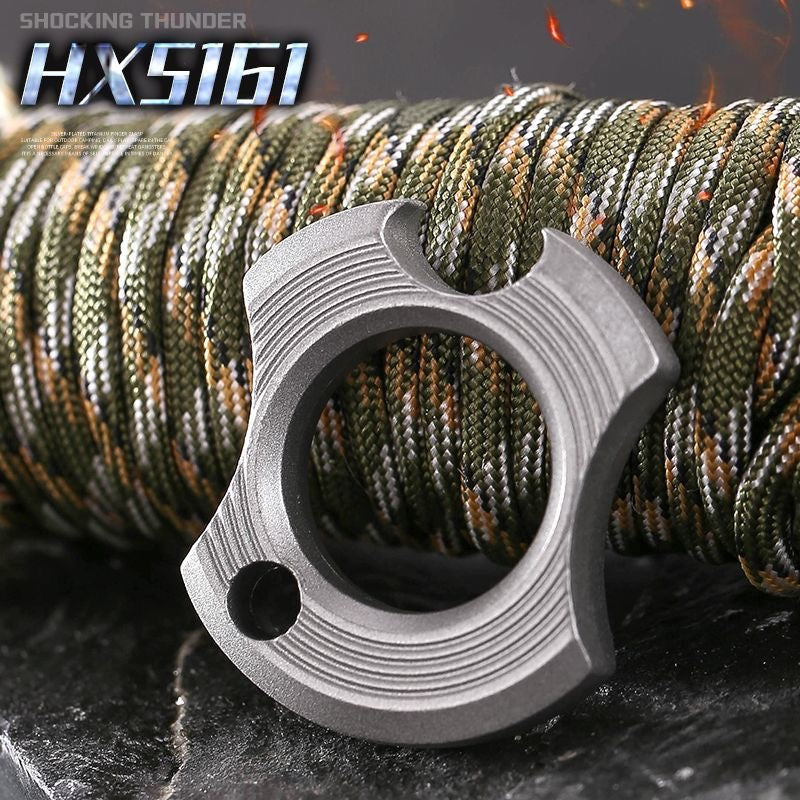 Zinc Alloy EDC Ring Tool– EDC Bottle Opener& Pocket Utility Accessory