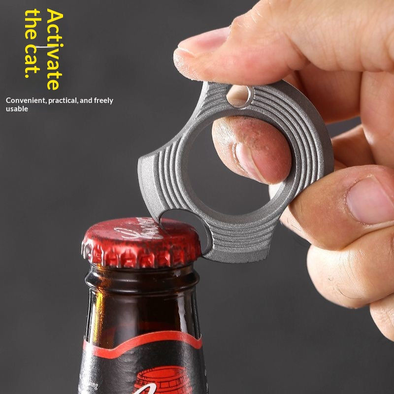 Portable everyday carry ring tool designed for utility, collection, and outdoor use.