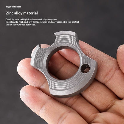 Zinc Alloy EDC Ring Tool– EDC Bottle Opener& Pocket Utility Accessory
