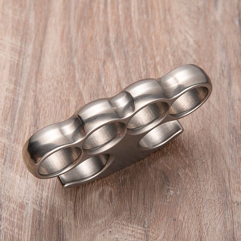 Old 1864 Lincoln Style Titanium Brass Knuckle