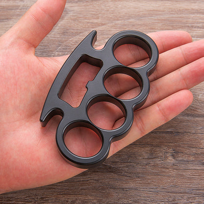 2024 New Four Finger Metal Knuckle Duster Bottle Opener