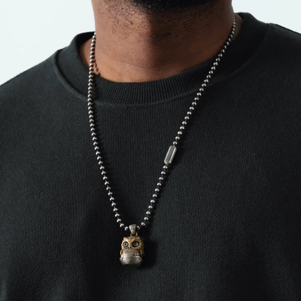 Owl Fidget Pendant