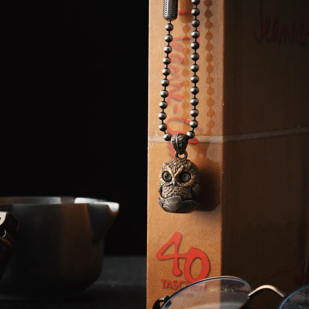Owl Fidget Pendant