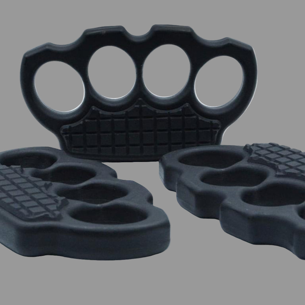 Polymer Full Finger Brass Knuckles - Self Defense, Non-Metal, Lightweight