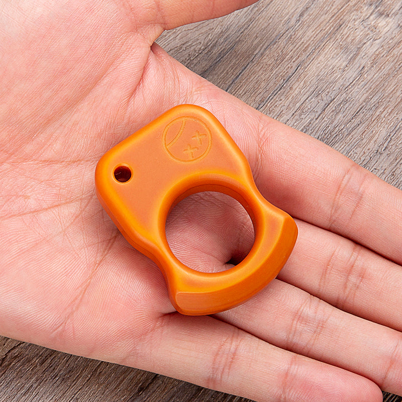 Single Finger Bakelite Polymer Knuckle Duster