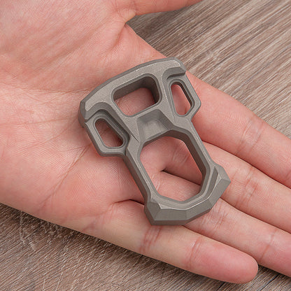 2025 New Single Finger Brass Knuckle Stainless Steel - Cakra EDC Gadgets