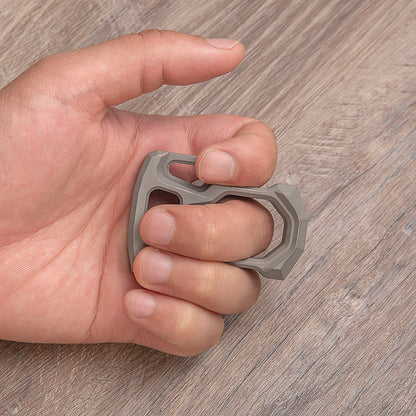 2025 New Single Finger Brass Knuckle Stainless Steel - Cakra EDC Gadgets