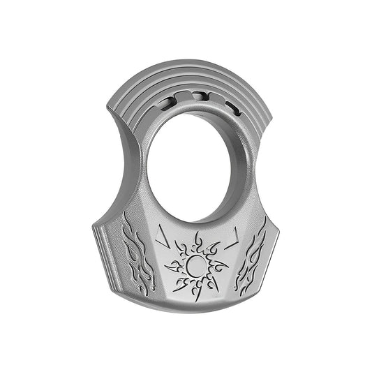 zinc alloy apollo pattern compact edc tool everyday carry gear