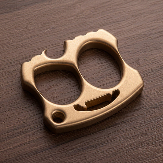 2026 Little Devil Full Brass EDC Grip Tool | Stonewashed CNC Design