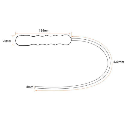 Wooden Handle Stinger Self Defense Whip Car Emergency Tool For Women