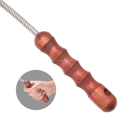 Wooden Handle Stinger Self Defense Whip Car Emergency Tool For Women